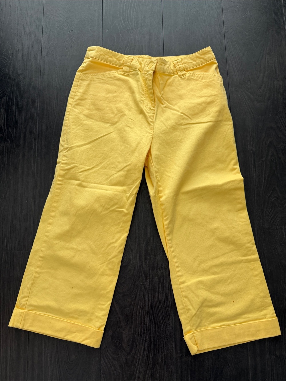 D.W.Sport - Bright Yellow Capri Bottoms